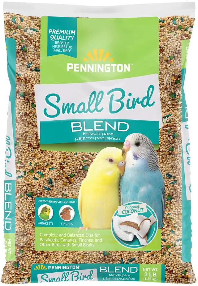 Main image of Pennington 3Lb Everyday Blend Small Bird Seed Mix, Vitamin A & Omega6 Fatty Acids for Parakeet, Canary and Finch Daily Nutrition