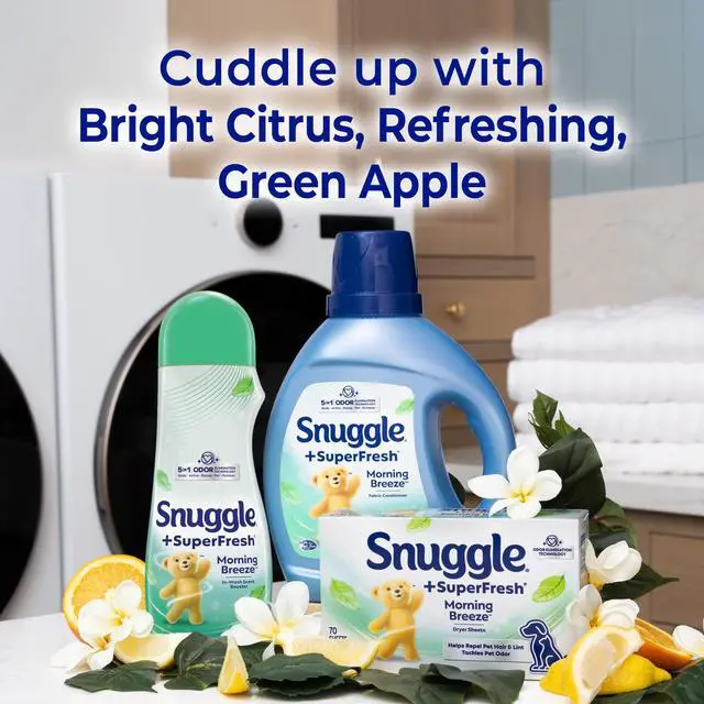 Alt view image 3 of 6 - Snuggle SuperFresh InWash Laundry Scent Booster Beads, Morning Breeze, 21oz, LongLasting Fragrance for ActiveWear & Bedding