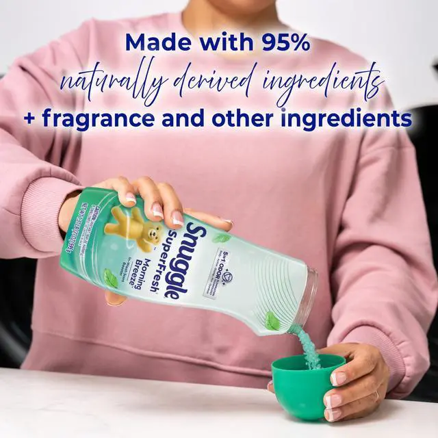 Alt view image 2 of 6 - Snuggle SuperFresh InWash Laundry Scent Booster Beads, Morning Breeze, 21oz, LongLasting Fragrance for ActiveWear & Bedding