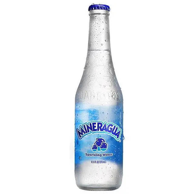 Alt view image 2 of 5 - Jarritos Mineragua Sparkling Water, 12.5 fl oz Glass Bottle, 12 Pack