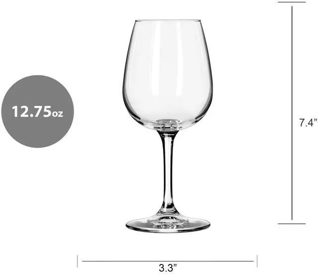 Alt view image 3 of 4 - (4 pack) Mainstays Alto 12.75 oz Wine Glass for Everyday Use