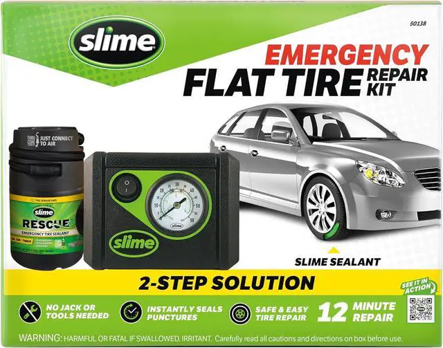 Alt view image 2 of 6 - Smart Spair Plus Flat Tire Repair Kit - 50138