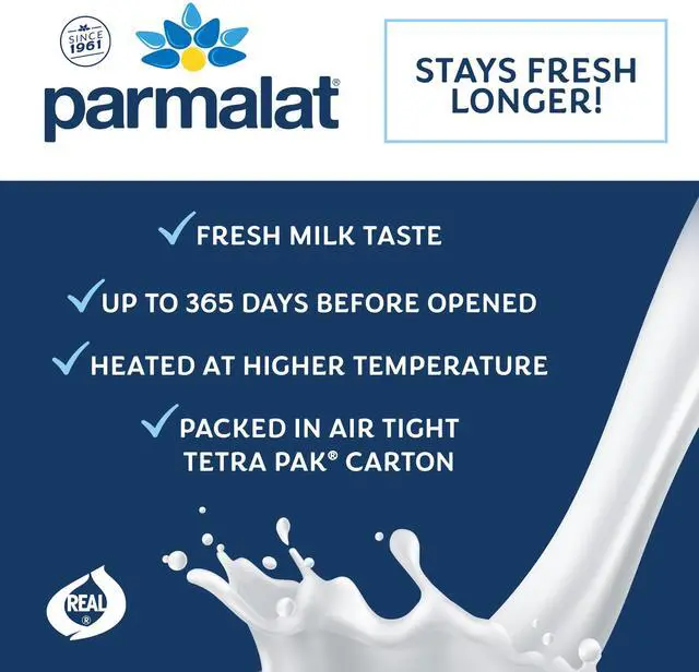 Alt view image 3 of 7 - (4 pack) Parmalat Whole Milk, 32 fl oz (Shelf-Stable)