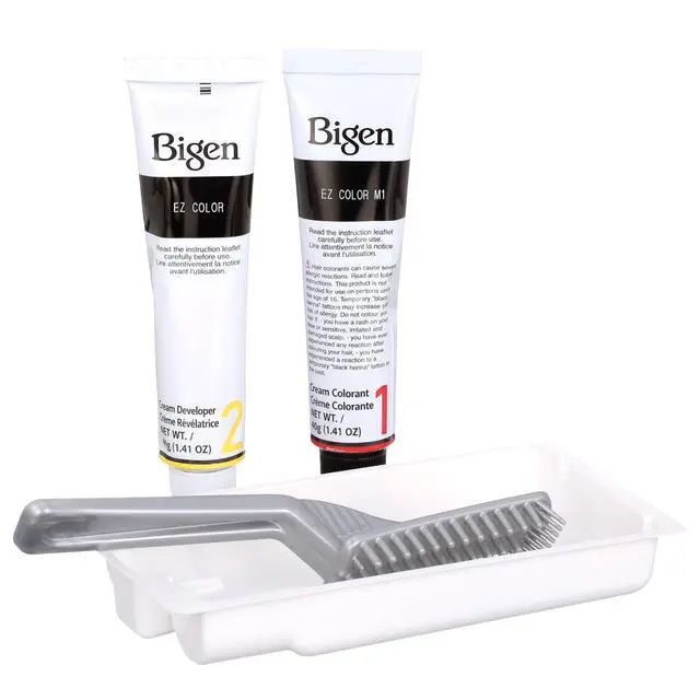 Alt view image 3 of 6 - Bigen EZ Color for Men, Jet Black, M1, Permanent Hair Color