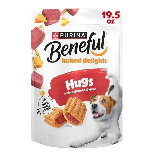 Alt view image 4 of 6 - Purina Beneful Baked Delights Hugs with Real Beef and Cheese Oven Baked Dog Treats, 19.5 oz Pouch