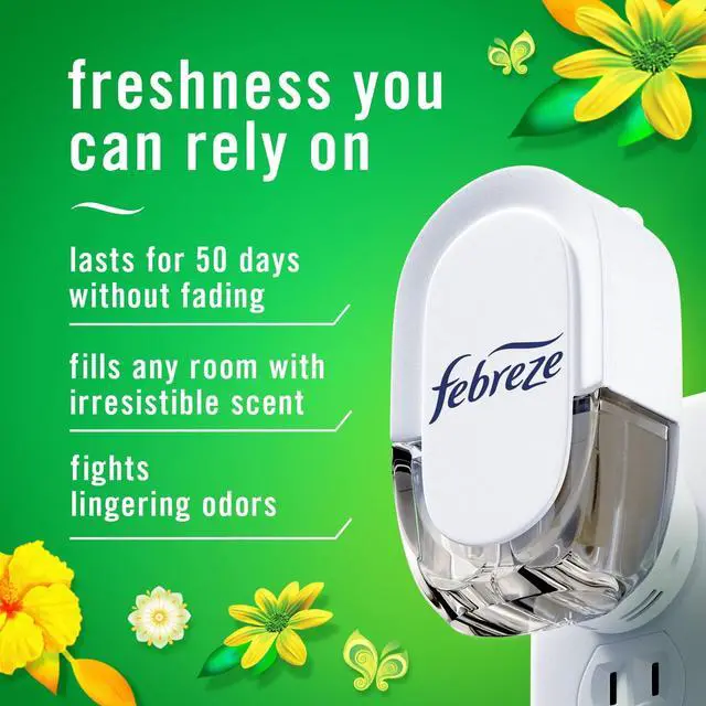 Alt view image 4 of 7 - Febreze PlugIn Scented Oil Refills, Gain Original Scent, 4Count, Fade Defy OdorEliminating Oil Refills