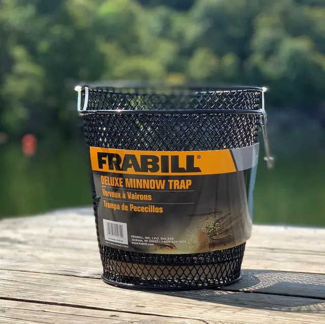 Alt view image 6 of 6 - Frabill Torpedo Minnow Trap, Mesh, Black