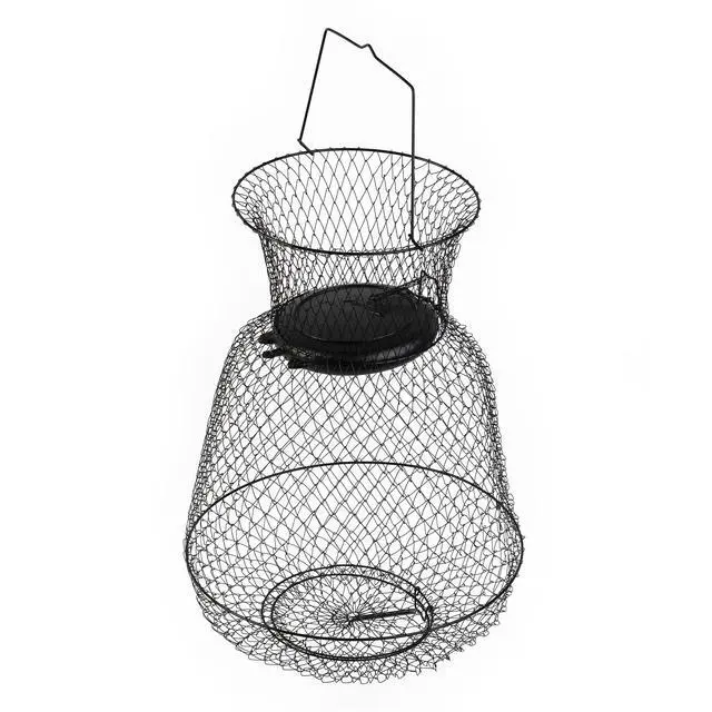 Alt view image 2 of 7 - Ozark Trail 15 in x 21 in Collapsible Floating Wire Fishing Basket with Trap Doors and Handle