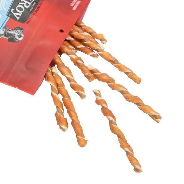 Alt view image 6 of 6 - Ol' Roy Rawhide Free Twist Sticks with Chicken Dog Treats, 16 oz, 50 Count