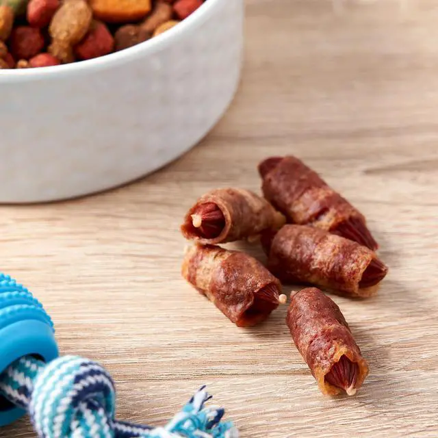 Alt view image 4 of 7 - Golden Rewards Air- Dried Jerky Treats Pigs in a Blanket for Dogs, 16 oz