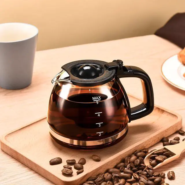 Alt view image 2 of 5 - Mainstays Replacement Carafe for Coffee Makers, 5-Cup, Plastic & Glass