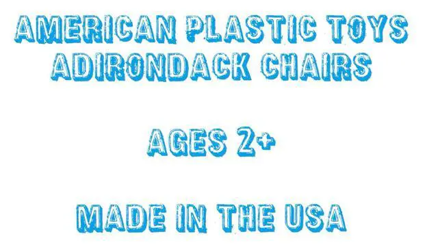 Alt view image 2 of 6 - Play Day Kids Adirondack Chair, Turquoise, 1Seat, Stackable Plastic Chair for Ages 2+, 42lb Weight Capacity