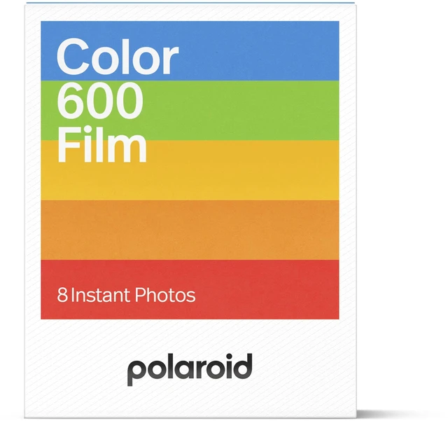 Alt view image 2 of 5 - Polaroid Color 600 Instant Film Single Pack, 8 Photos, WhiteBorder Frames with BuiltIn Camera Battery