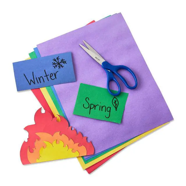 Alt view image 4 of 5 - Pen+Gear Heavyweight Construction Paper, 9" x 12", Assorted 10Color Pack, 120 Sheets for Arts & Classroom Crafts