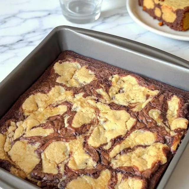 Alt view image 2 of 6 - Mainstays NonStick Square Cake Pans, 9" × 9" × 2", Gray, 2Pack, EvenHeating Steel Baking Pans for Brownies & Bar Treats