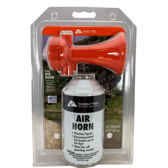 Alt view image 2 of 7 - Ozark Trail Marine Safety Air Horn, 8 oz, 120dB, Up to 1Mile Audible Range for Boats & Emergency Signaling