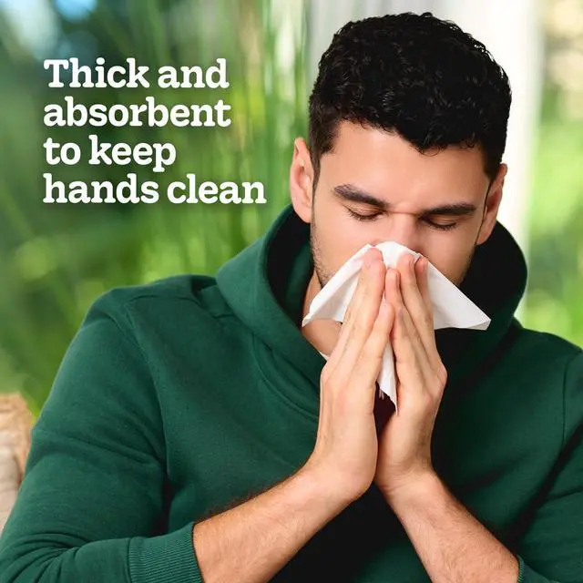 Alt view image 6 of 7 - Kleenex Trusted Care 2Ply Facial Tissues, 3 Flat Boxes, 160 Sheets per Box, Total 480 Tissues for Daily Household Use