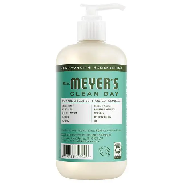 Alt view image 5 of 6 - MRS. MEYER'S CLEAN DAY Hand Soap, Basil Scent, 12.5fl oz Bottle