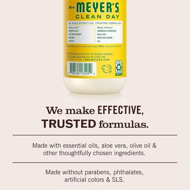 Alt view image 6 of 7 - MRS. MEYER'S CLEAN DAY Hand Soap, 12.5fl oz, Honeysuckle Scent