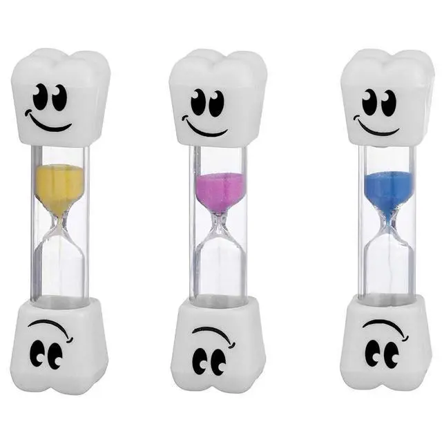Alt view image 3 of 4 - Smile Tooth 2 Minute Sand Timer, 2 Pack, Assorted Colors