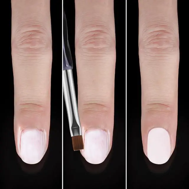 Alt view image 6 of 7 - 3Pcs Nail Art Clean Up and Cuticle Polish Removal Brushes Set