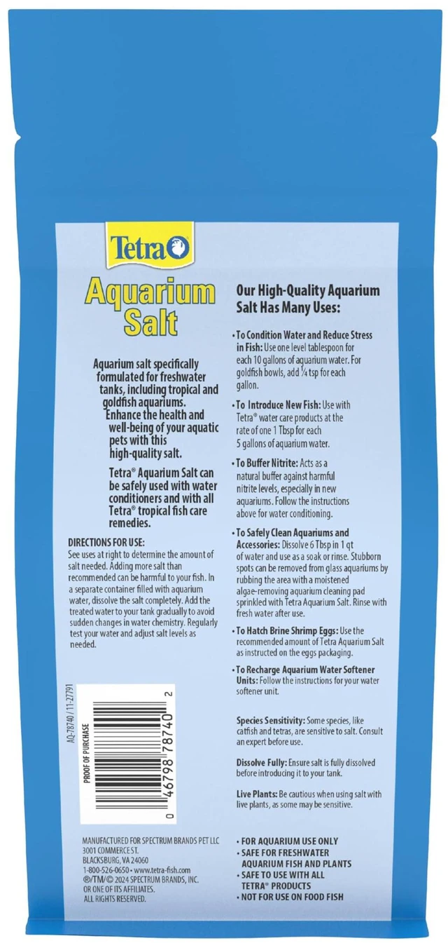 Alt view image 5 of 7 - Tetra Aquarium Salt 16oz for Freshwater Fish Tanks
