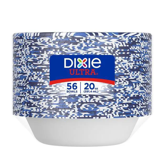 Alt view image 3 of 6 - Dixie Ultra Large 20oz Paper Bowls, 56 Count