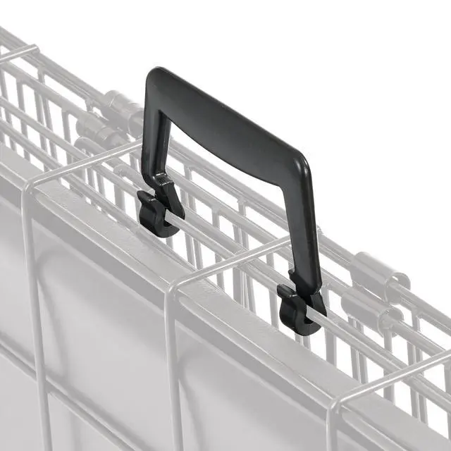 Alt view image 4 of 6 - MidWest Homes for Pets Handle-1 Replacement Plastic Handle for Dog Fold and Carry Crate, Black