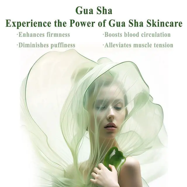 Alt view image 6 of 7 - Gua Sha Facial Tool & Lymphatic Drainage Massager