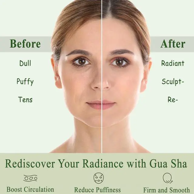 Alt view image 2 of 7 - Gua Sha Facial Tool & Lymphatic Drainage Massager
