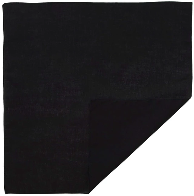 Alt view image 3 of 3 - 100% Cotton Solid Color Blank Bandana, 22" x 22"
