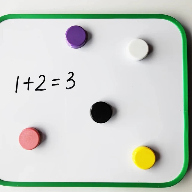 Alt view image 5 of 6 - 20 Pack Strong Refrigerator Magnets, 10 Colors Small Round Decorative Magnets for Whiteboard, Locker, Office, Crafts, Kitchen, Classroom