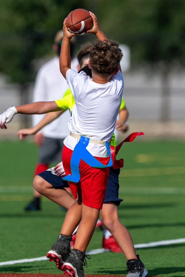 Alt view image 2 of 7 - DkOvn Flag Football Belts Easy Tear Away for Youths and Adult Players