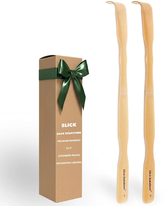 Main image of Bamboo Back Scratcher 16.5" Long Handle 2 Pack