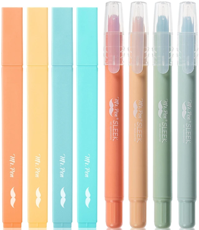 Main image of Mr. Pen Aesthetic and Gel Highlighters, 8 Pack