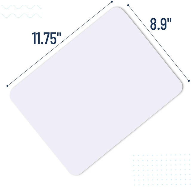 Alt view image 6 of 6 - Mr. Pen Small Dry Erase Lapboard, 9x12 Inches, 3 Markers