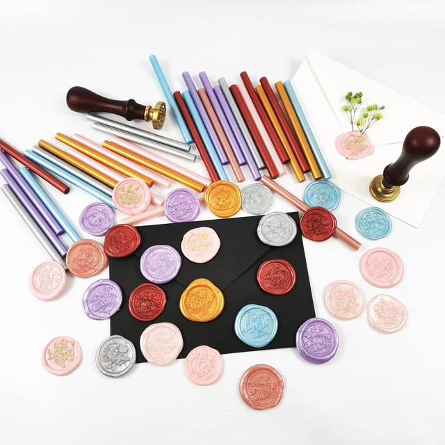 Alt view image 4 of 6 - Gold Hot Melt Glue Sealing Sticks for Letter Seal Stamp