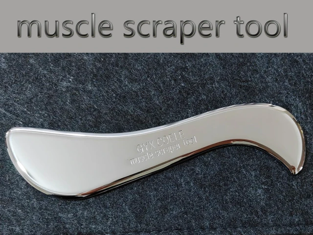 Alt view image 5 of 6 - 304 Stainless Steel IASTM Muscle Scraper Tool, Gua Sha Scraping Massage for Soft Tissue Mobilization (S1)