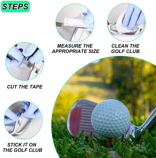 Alt view image 6 of 7 - Tinoaly Self-Adhesive Golf Tape 39.4in High Density Weighted Tape for Tennis Rackets and Golf Clubs