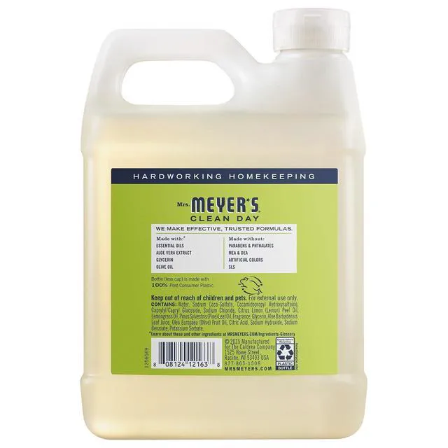 Alt view image 4 of 6 - Mrs. Meyer's Clean Day Hand Soap Refill, Lemon Verbena, 33 Fl Oz