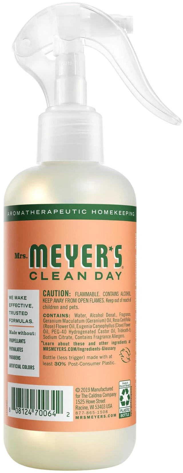 Alt view image 6 of 6 - MRS. MEYER'S CLEAN DAY Room Spray, Geranium, 8 Fl Oz
