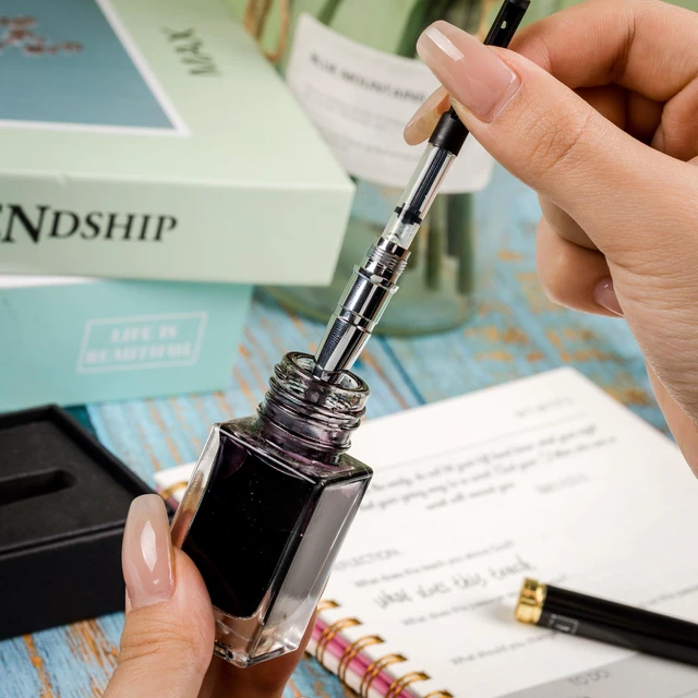 Alt view image 4 of 7 - Mr. Pen Luxury Fountain Pen, Fine Nib, Black