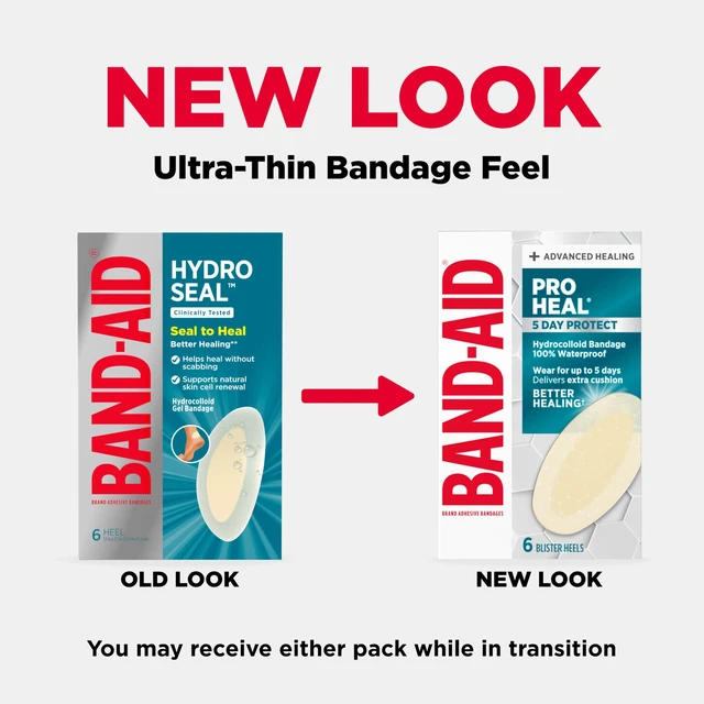 Alt view image 5 of 6 - BAND-AID Pro Heal 5 Day Protect Hydrocolloid Blister Bandages, 6 Ct