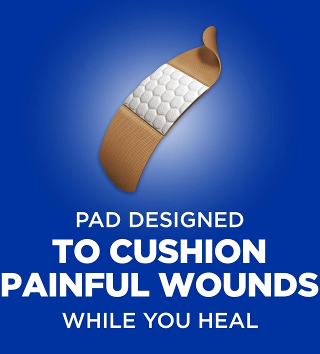 Alt view image 4 of 6 - BAND-AID Flexible Fabric Adhesive Bandages, Assorted Sizes, 100 Count