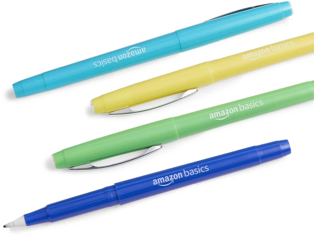 Alt view image 6 of 7 - Amazon Basics Felt Tip Marker Pens, Assorted Colors, 12-Pack