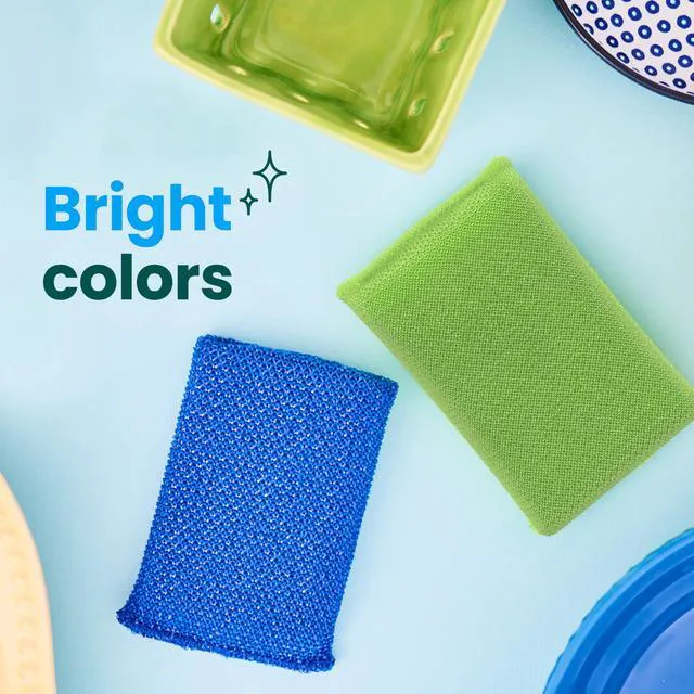 Alt view image 5 of 6 - Scotch-Brite Blooms Dobie Scrubbing Pad, 2 Pack