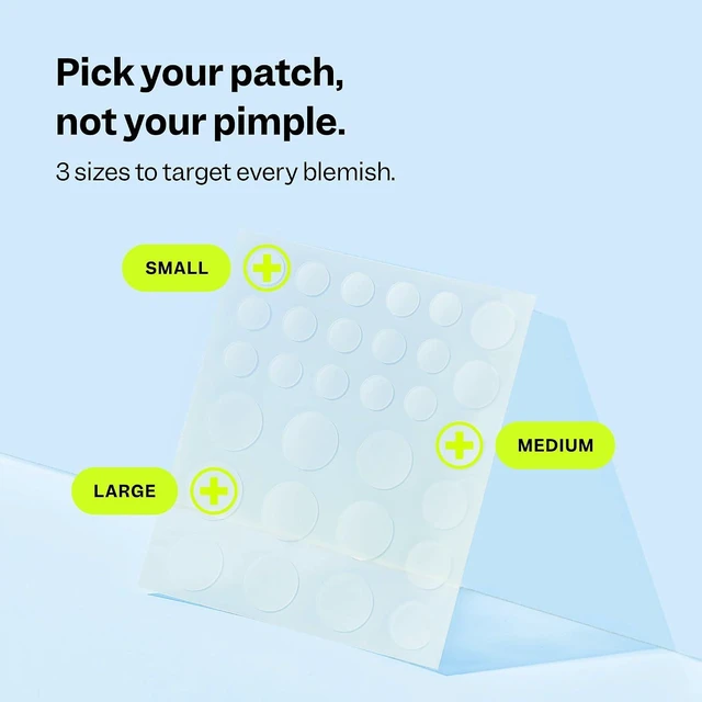 Alt view image 4 of 6 - Peach Slices Acne Spot Dots 30ct Hydrocolloid Pimple Patches for Face, 3 Sizes 7/10/12mm, Vegan Cruelty Free Korean Skin Care