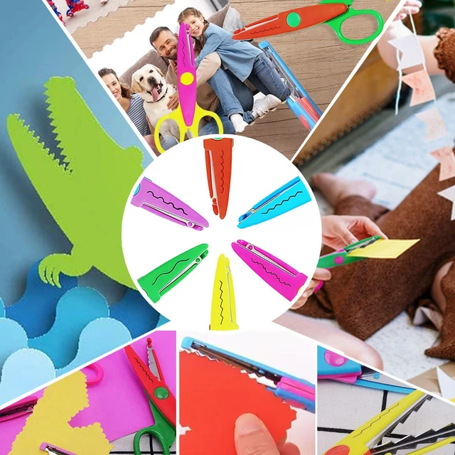 Alt view image 4 of 7 - HAALII Decorative Edge Craft Scissors, Zig Zag Pattern, 6 Pack for Scrapbooking, Fancy Borders, Kids Adults