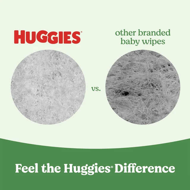 Alt view image 5 of 6 - Huggies Natural Care Sensitive Baby Wipes, Unscented, 3 Flip-Top Packs, 168 Count