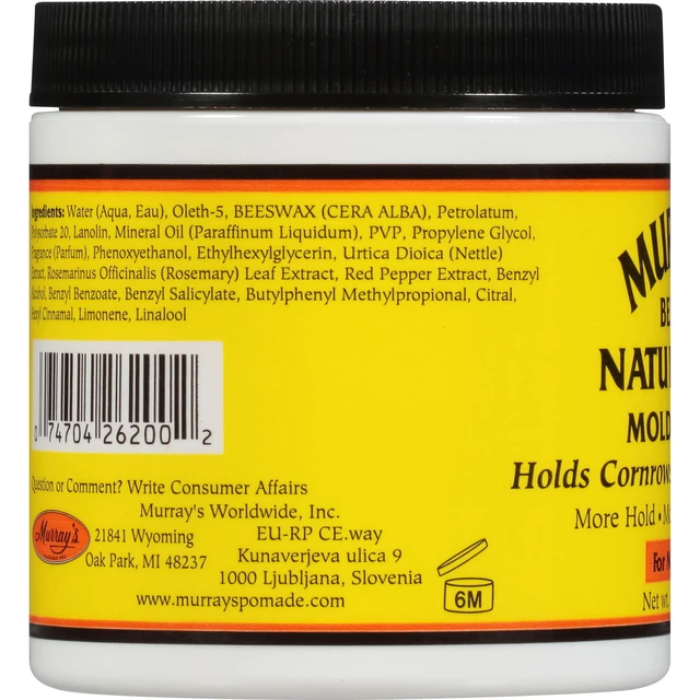 Alt view image 3 of 7 - Murray's Beeswax Natural-Lock Molding Paste for Natural Styles, 6 oz, All Hair Types, Nourishing, Moisturizing